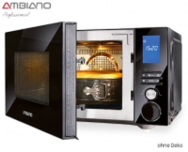 AMBIANO® Professional Edelstahl-Mikrowelle 4-in-1