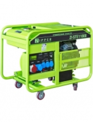 Stromerzeuger &raquo;ZI-STE11000&laquo; mit 5 Steckdosen (4 x 230 V / 1 x 400 V)