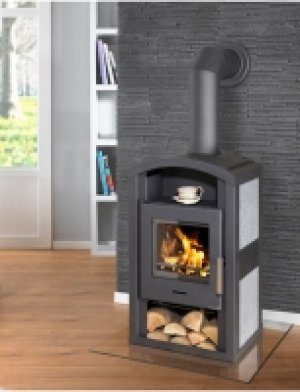 Kaminofen &raquo;Nova&laquo;, Naturstein, klassische Rundhaube, Tee- & Holzfach 479.99&nbsp;&euro;