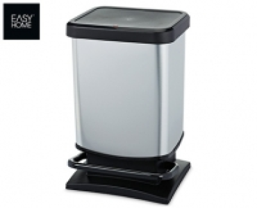 EASY HOME&reg;Kunststoff-Tretabfalleimer