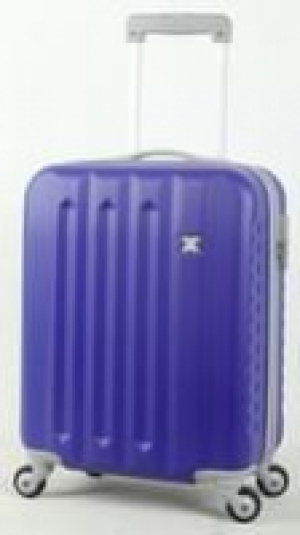 X-Club ABS-Hartschalenkoffer H 56 x B 39 x T 21 cm, Blau