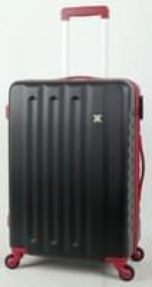 X-Club ABS-Hartschalenkoffer H 68 x B 46 x T 27 cm, Schwarz