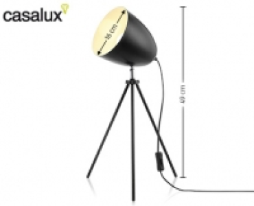 casalux Retro-Tischleuchte, nicht dimmbar