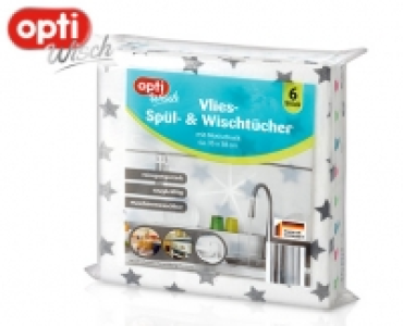 optiWisch Vlies-Spül- und Wischtücher, 6 Stück 1.29 €