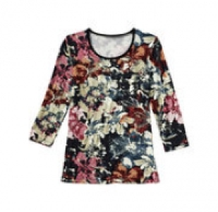 Damen-Shirt mit Blumenmuster 7.99 €
