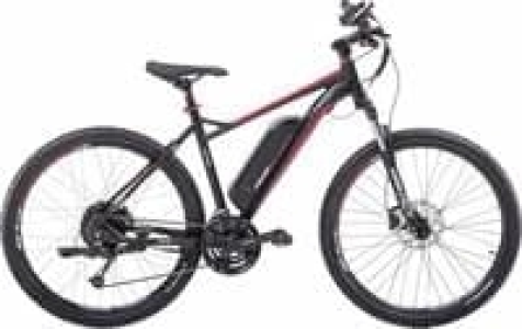 Real  FISCHER - Alu-MTB-Elektrobike Hardtail Semi Proline EM 1726-R3, Schwar