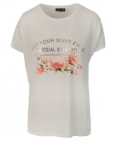 Kik  Fashion&Style-T-Shirt-Blumen