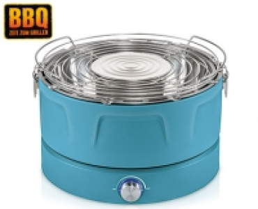 BBQ Holzkohlegrill mit elektrischer Belüftung 39.99 €