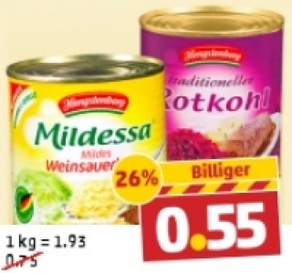 HENGSTENBERG Mildessa oder Rotkohl traditionell