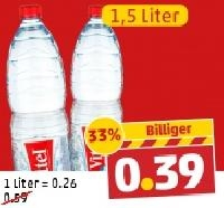 VITTEL Natürliches Mineralwasser 0.39 €