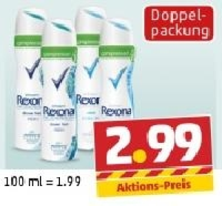 REXONA Deospray Cotton Duo oder Deo Shower fresh Duo