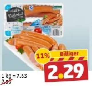 M&Uuml;HLENHOF Delikatess Wiener W&uuml;rstchen 2.29&nbsp;&euro;