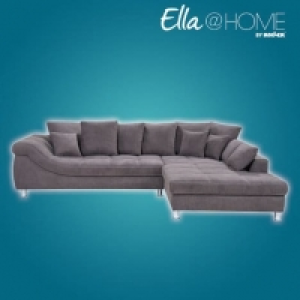 Ecksofa - grau - Recamiere rechts - inklusive Kissen 699.99 €