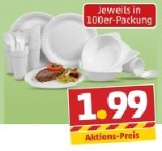 SYLVANA Party-Einweggeschirr 1.99 €