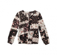 NKD  Damen-Bluse mit modernem Blumenmuster