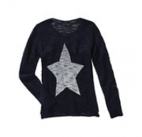 NKD  Damen-Pullover mit großem Sternen-Motiv