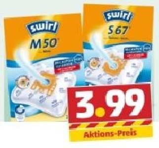 SWIRL Staubsaugerbeutel-Set 3.99 €