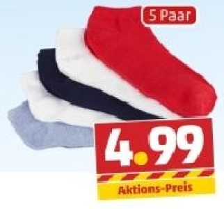 CARLA PORT LOUIS Damen- oder Herren-Sneakersocken 4.99 €