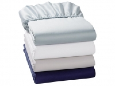 MERADISO® Satin Spannbettlaken, 140-160 x 200 cm 9.99 €