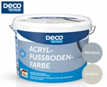 DECO STYLE®Acryl-Fußbodenfarbe, 5 l 17.99 €