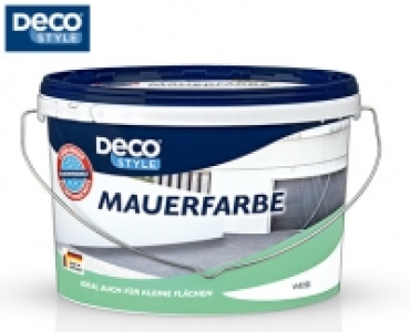 DECO STYLE®Mauerfarbe, 5 l 14.99 €