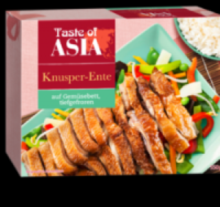 TASTE OF ASIA Knusper-Ente auf Gemüse 5.99 €