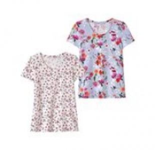 Damen-T-Shirt mit hübschen Blumen 6.39 €