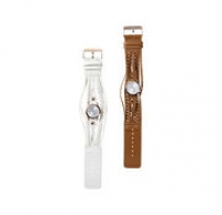 NKD  Damen-Armbanduhr in Leder-Optik