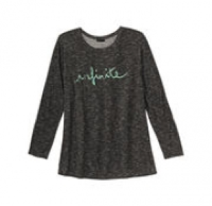 Damen-Sweatshirt mit Pailletten-Schriftzug, große Größen 10.39 €
