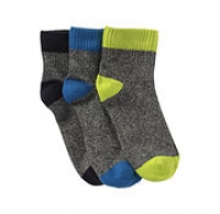 NKD  Jungen-Socken mit Farbkontrasten, 3er Pack