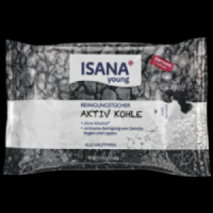Isana Young Reinigungstücher Aktiv Kohle