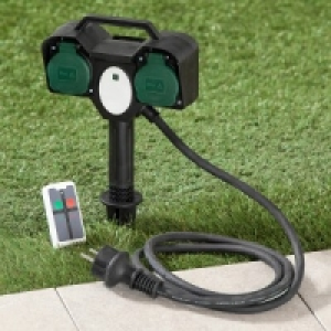 Ferngesteuerte Gartensteckdose 19.99 €