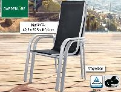 Gardenline Aluminium Stapelstuhl