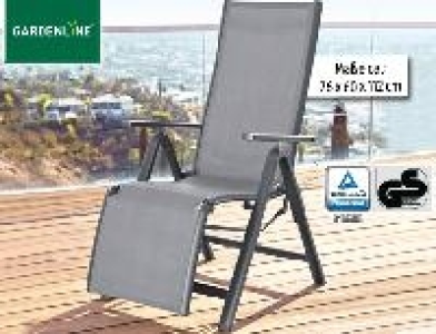 Gardenline Aluminium Relaxsessel