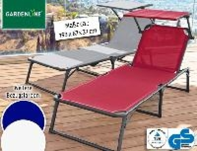 Gardenline Aluminium Dreibeinliege