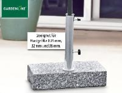 Gardenline Balkon Sonnenschirmständer 25 kg