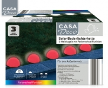 CASA Deco Solar-Boden­lichterkette 14.99 €