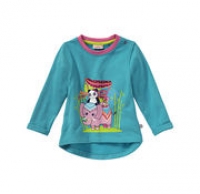 NKD  Baby-Mädchen-Sweatshirt mit Elefanten-Frontaufdruck