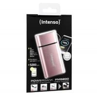 Real  Intenso PM5200, Pink, Universal, Micro-USB, Lithium-Ion (Li-Ion), 5200