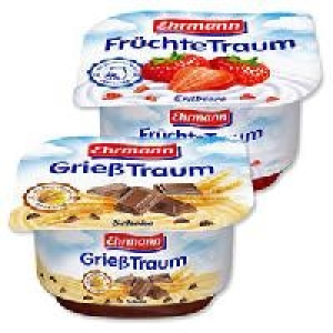 Ehrmann Früchte-, Vanille- oder GrießTraum 0.22 €