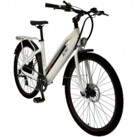 Karstadt  LLobe Alu Elektro Trekking-Bike Voga Bianco, 21 Gang, 27,5 Zoll