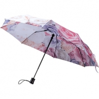 Karstadt  happy rain Taschenschirm mit Automatik, Rosen
