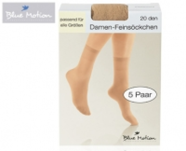 Blue Motion Feins&ouml;ckchen, 20 den, 5 Paar 1.49&nbsp;&euro;