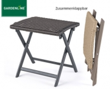 Aldi Süd  GARDENLINE®Geflecht-Klapphocker