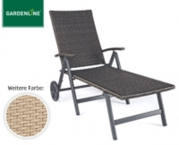 Aldi Süd  GARDENLINE®Geflecht-Rollliege