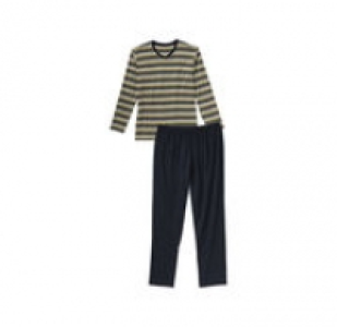 Herren-Schlafanzug mit Ringelmuster, 2-teilig 10.39 €