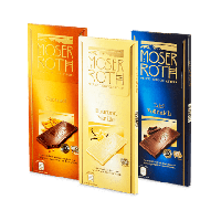 Aldi Nord Moser Roth Edel Vollmilch / Weiße Schokolade