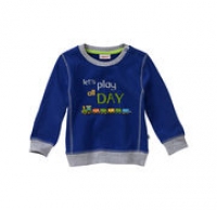NKD  Baby-Jungen-Sweatshirt mit Eisenbahn-Frontaufdruck