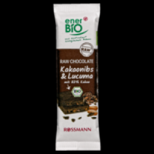 Rossmann Enerbio Bio Raw-Chocolate Riegel Kakaonibs < Lucuma
