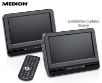 Aldi Süd  Portabler DVD-Player mit 2 digitalen Displays MEDION® LIFE® E72053